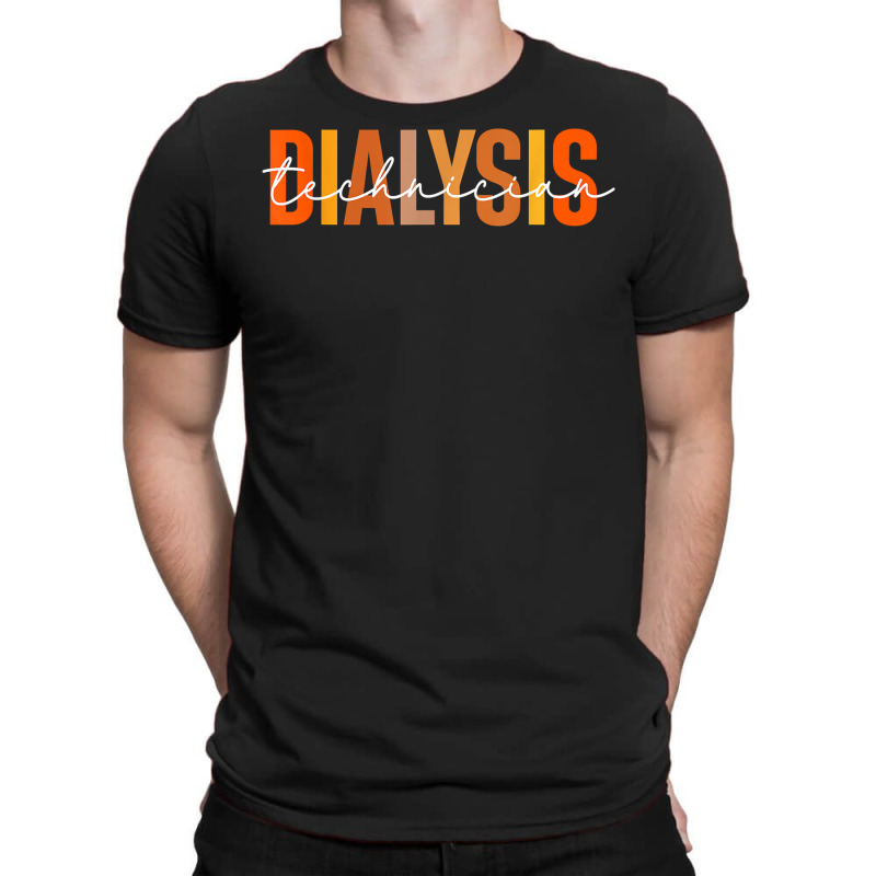 Vintage Dialysis Technician Fall Vibes Autumn Thanksgiving T Shirt T-shirt | Artistshot