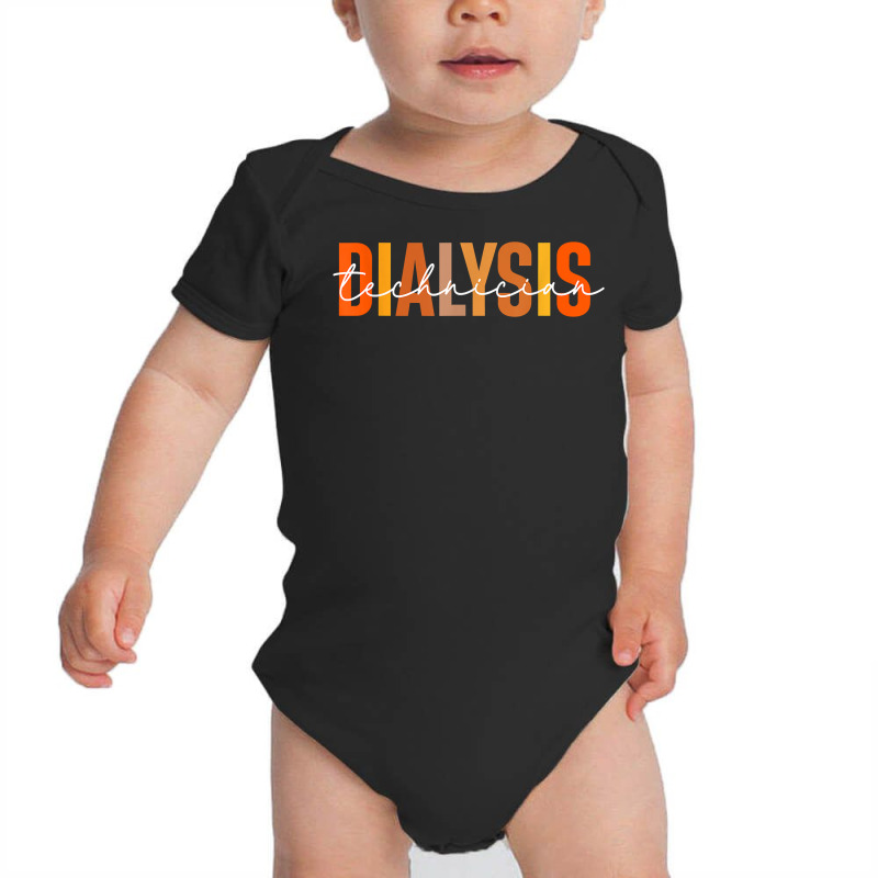 Vintage Dialysis Technician Fall Vibes Autumn Thanksgiving T Shirt Baby Bodysuit by lukaegawaefu | Artistshot