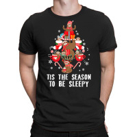 Tis The Season To Be Sleepy Funny Christmas Sloth Lover T Shirt T-shirt | Artistshot