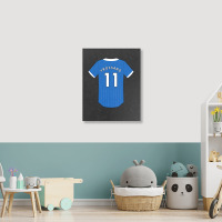 Leandro Trossard Jersey Classic Portrait Canvas Print | Artistshot