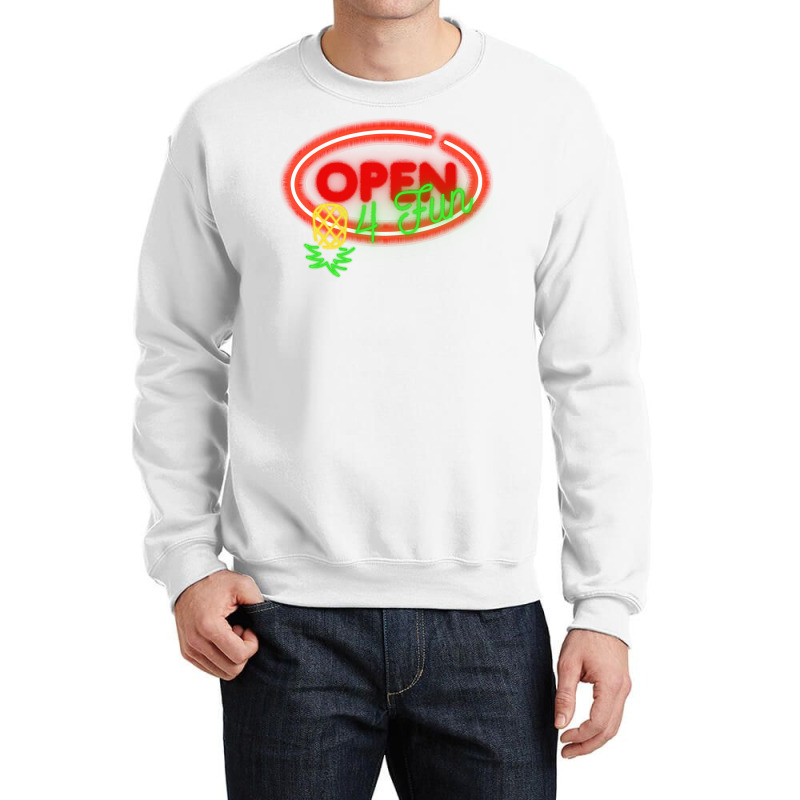 Party Mode Upside Down Pineapple Swinger Vanilla Swapping Long Sleeve Crewneck Sweatshirt | Artistshot