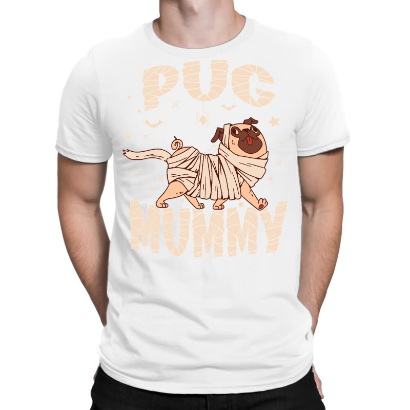 Trendy Halloween Dog Meme Pug Owner Costume Pug Mummy Long Sleeve T Sh T-Shirt by maecopaharo | Artistshot