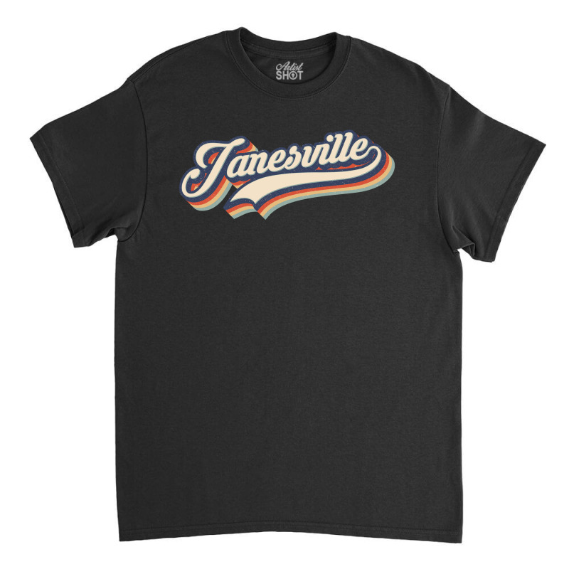 I Love Janesville City Usa Retro Vintage Classic T-shirt by HydraAntBoxing | Artistshot