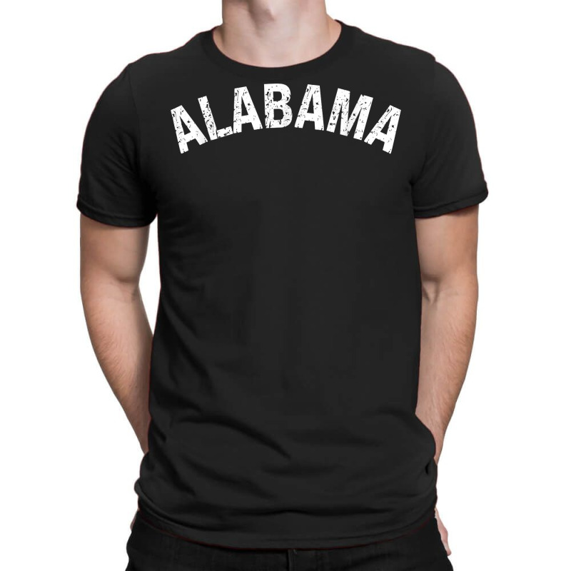 Vintage Alabama Mens Alabama Womens Red T Shirt T-Shirt by pofijinashu | Artistshot