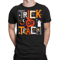 Trick Or Teach Cute Halloween Teacher Men Women Costume Gift T Shirt T-shirt | Artistshot