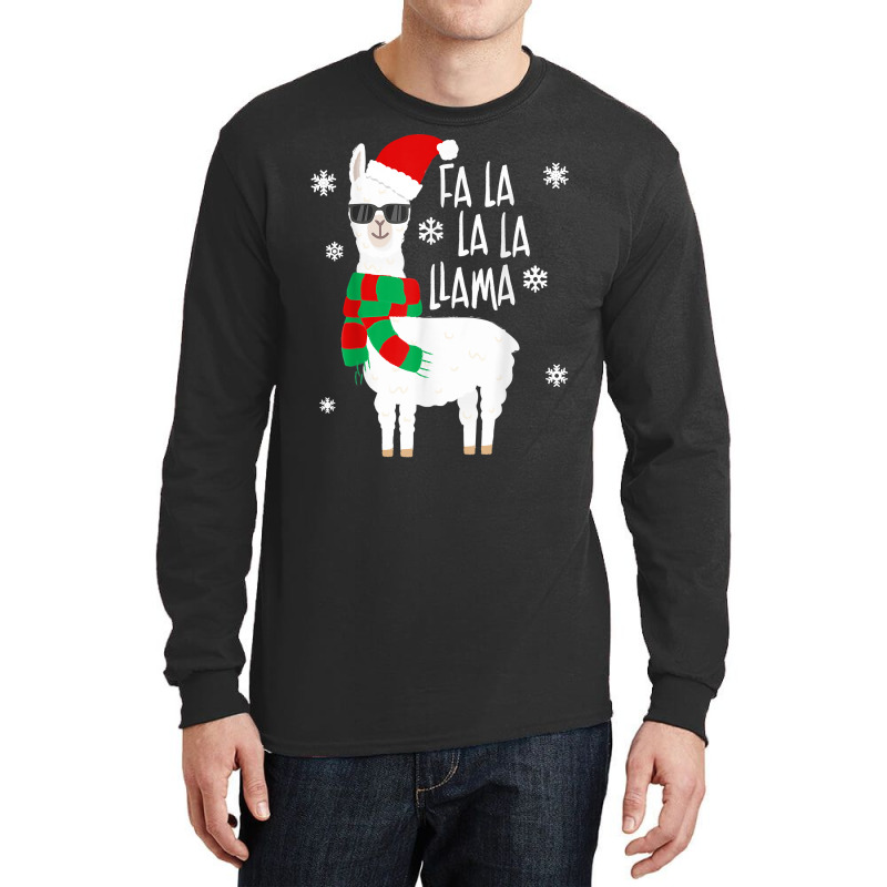 Fa La La Llama   Funny Falala Llama Christmas T Shirt Long Sleeve Shirts | Artistshot