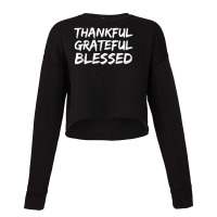 Christian Thanksgiving Men's Thankful Grateful Blessed Cropped Sweater | Artistshot