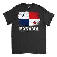 Vintage Panama Flag For Panamanian Gift Long Sleeve T Shirt Classic T-shirt | Artistshot