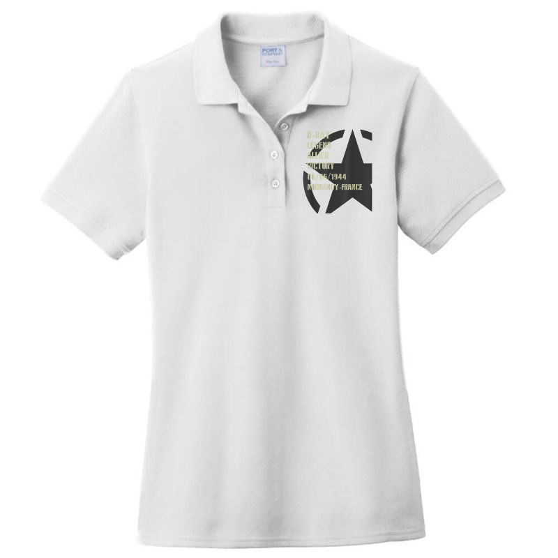 D Day Legend 1944 Invasion Normandy Military Ww2 Ladies Polo Shirt by JaronKennedy | Artistshot