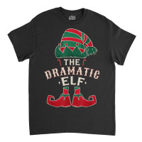 The Dramatic Elf Cute Ugly Christmas Sweater Family Classic T-shirt | Artistshot