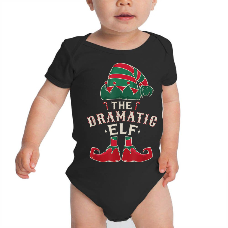 The Dramatic Elf Cute Ugly Christmas Sweater Family Baby Bodysuit by Fashonus | Artistshot