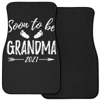 Womens Soon To Be Grandma Est.2021 Pregnancy Announcement T Shirt Front Car Mat | Artistshot