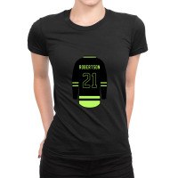 Jason Robertson Alternate Jersey 1 Ladies Fitted T-shirt | Artistshot