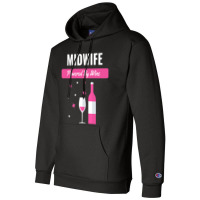 Midwife Powered By Wine Champion Hoodie | Artistshot