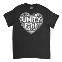 Unity Day Orange Shirt Heart Anti Bullying Kindness Teacher T Shirt Classic T-shirt | Artistshot