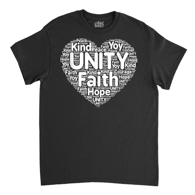 Unity Day Orange Shirt Heart Anti Bullying Kindness Teacher T Shirt Classic T-shirt | Artistshot