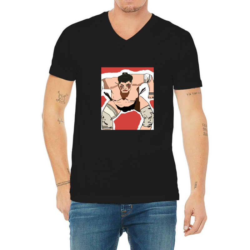 Terunofuji Haruo V-neck Tee | Artistshot