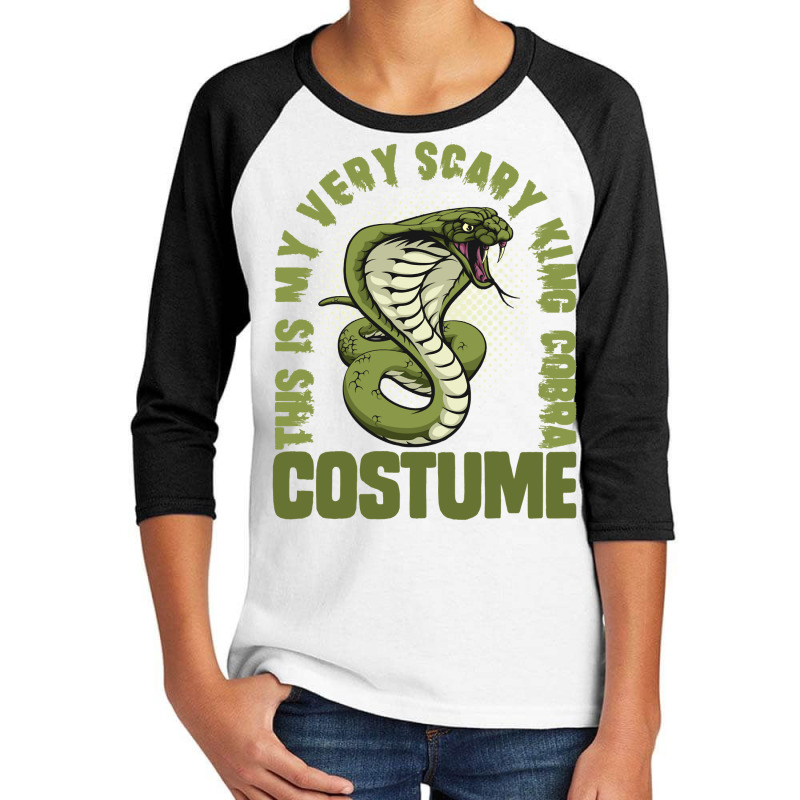 This Is My Very Scary King Cobra Costume, Halloween Snake Long Sleeve Youth 3/4 Sleeve | Artistshot