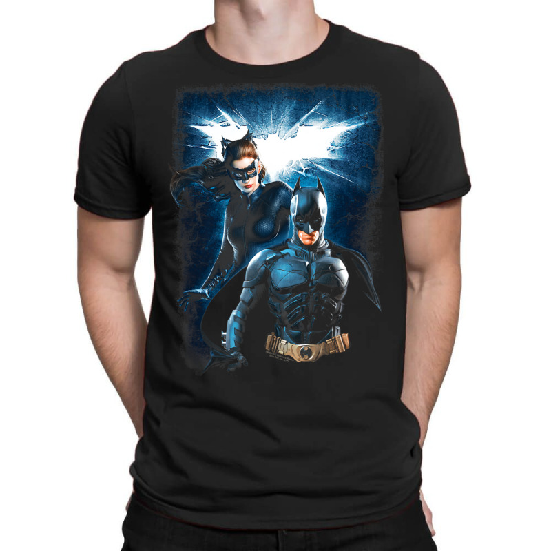 B.at.man Dark K.night Rises B.at & Cat.woman T-shirt | Artistshot