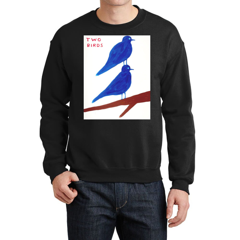 David Two Bird Crewneck Sweatshirt | Artistshot