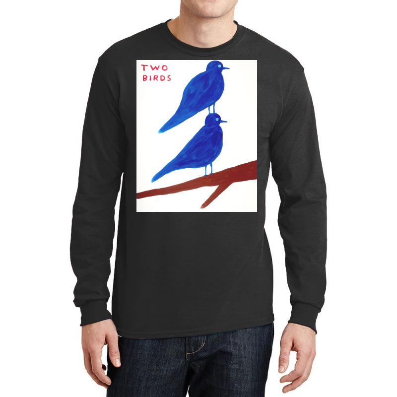 David Two Bird Long Sleeve Shirts | Artistshot