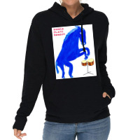 Horse Plays Bongos Lightweight Hoodie | Artistshot