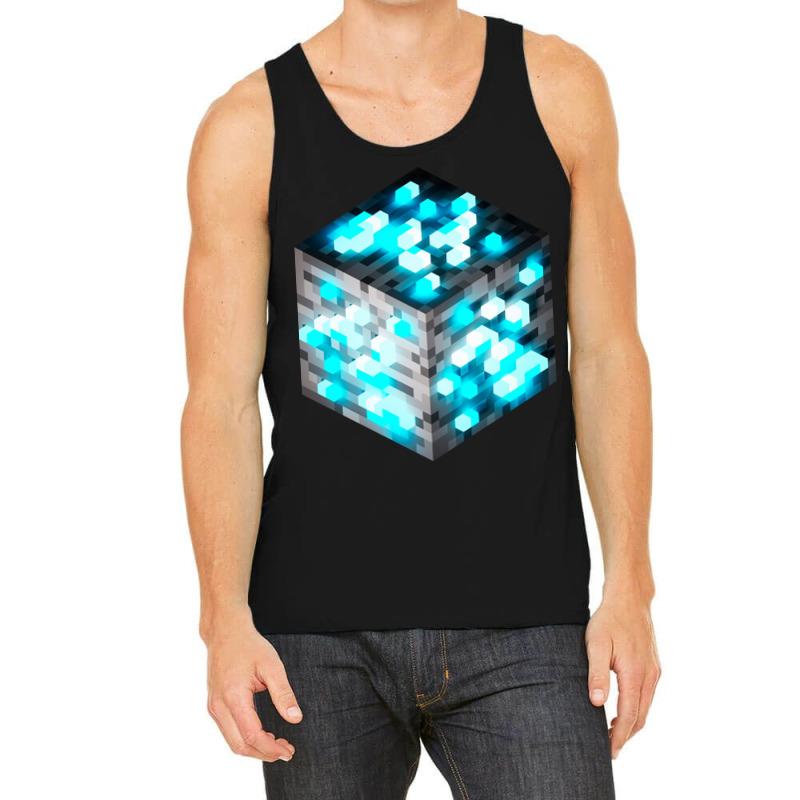 Block Diamond Ore 3d Tank Top by Koenig Bridget | Artistshot