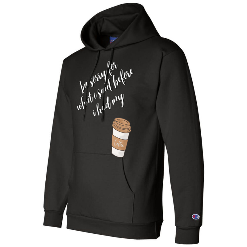 Coffee Addict  Lover102 Champion Hoodie by CARLARDORTON | Artistshot