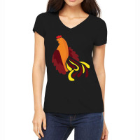 Ayamhutan Red Bird, Color Chicken Women's V-neck T-shirt | Artistshot