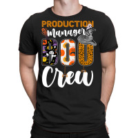 Production Manager Boo Crew Halloween Matching T-shirt | Artistshot