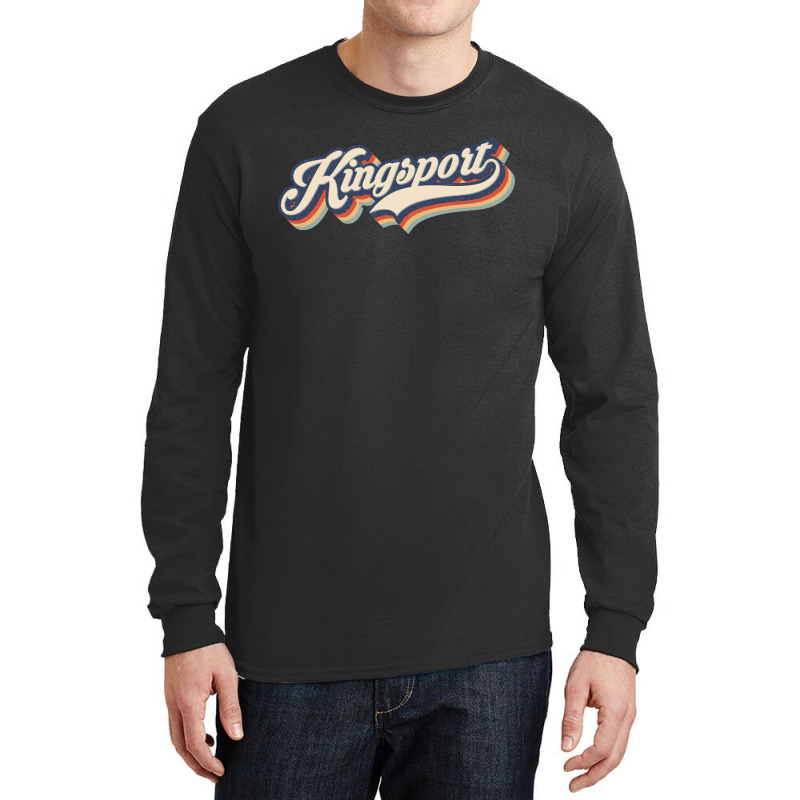 I Love Kingsport City Usa Retro Vintage Long Sleeve Shirts | Artistshot