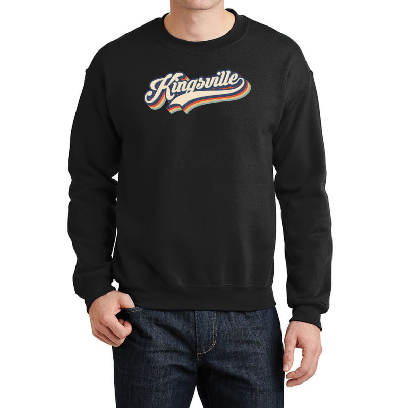 I Love Kingsville City Usa Retro Vintage Crewneck Sweatshirt | Artistshot