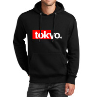 Tokyo Japan City Red White Elegant Unisex Hoodie | Artistshot