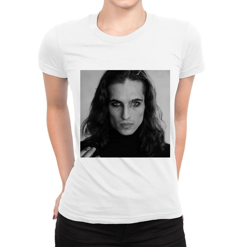 Maneskin Damiano David  Shulkerboi Ladies Fitted T-Shirt by cm-arts | Artistshot