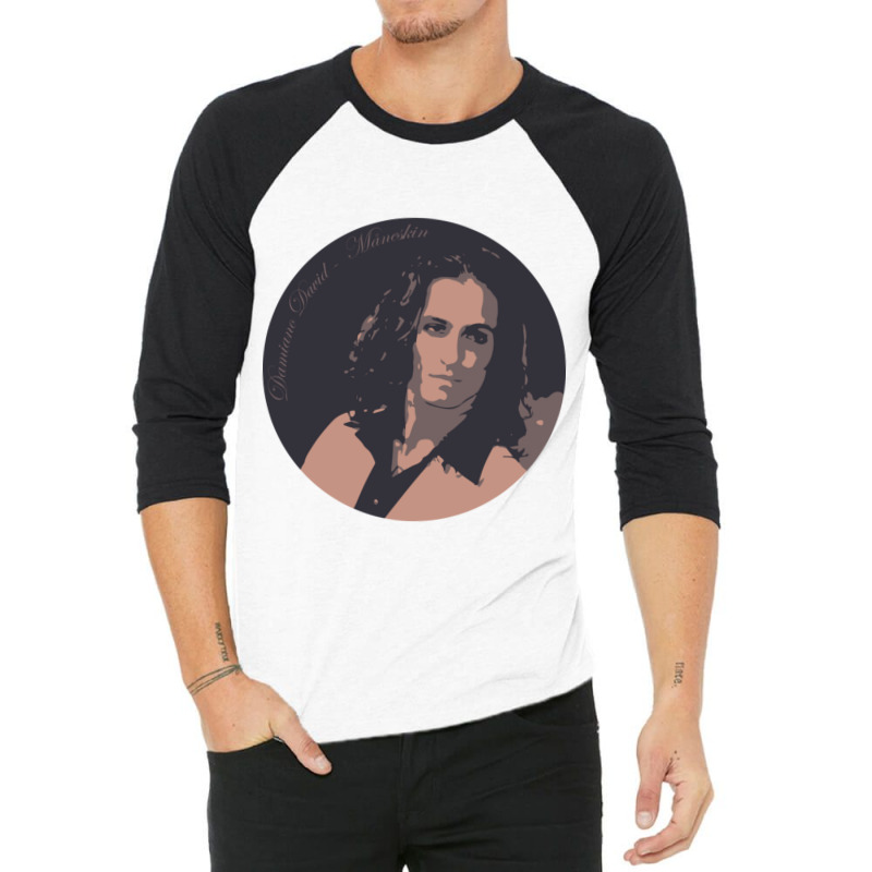 Damiano David Damiano David Art And Illustration  Colourus 3/4 Sleeve Shirt | Artistshot