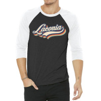 I Love Laconia City Usa Retro Vintage 3/4 Sleeve Shirt | Artistshot