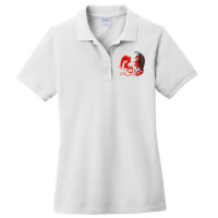 Rising Phoenix Fire And Dragon T Shirt Ladies Polo Shirt | Artistshot