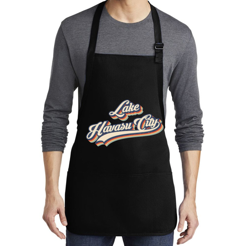 I Love Lake Havasu City Usa Retro Vintage Medium-length Apron | Artistshot