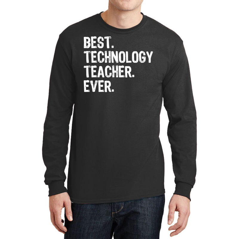 Best Technology Teacher Ever Gift  Christmas Long Sleeve Shirts by Chrisloweening | Artistshot