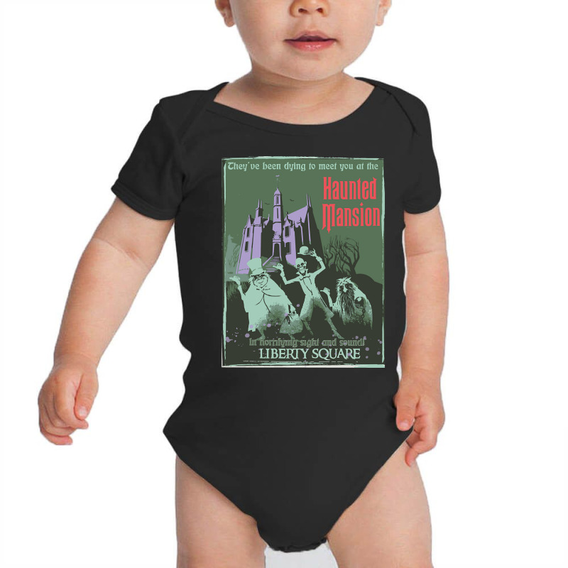 Haunted Mansion Poster Art Baby Bodysuit by Kosdapen517 | Artistshot