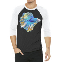 Paradise Betta T  Shirt Paradise Betta Fish T  Shirt 3/4 Sleeve Shirt | Artistshot