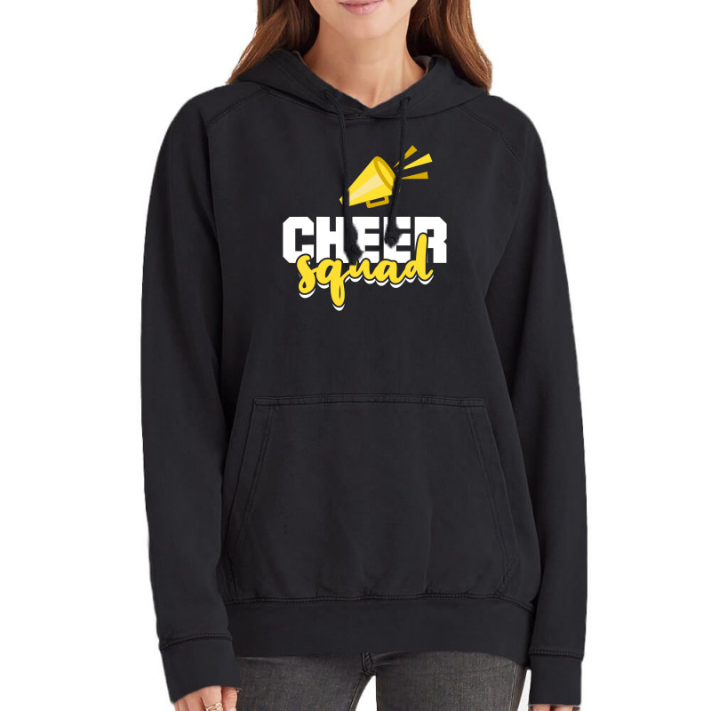 Cheer Squad Cheerleading Funny Cheerleader Vintage Hoodie | Artistshot