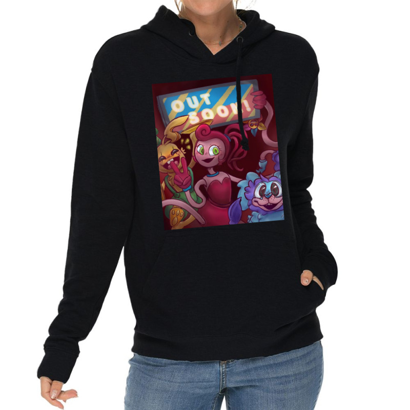 Poppy Playtime Huggy Wuggy And Kissy Missy Lightweight Hoodie | Artistshot