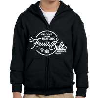 Buffalo Ny Fruit Belt Neighborhood Youth Zipper Hoodie | Artistshot