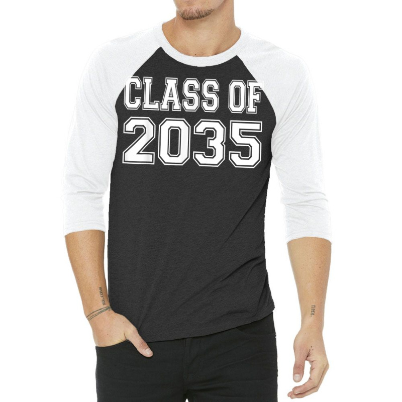 Class Of 2035 Grow With Me 3/4 Sleeve Shirt | Artistshot