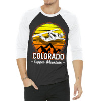 Copper Mountain Colorado Snowboarding 3/4 Sleeve Shirt | Artistshot