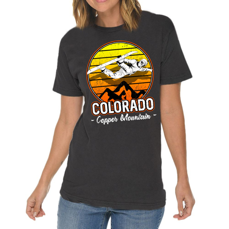 Copper Mountain Colorado Snowboarding Vintage T-shirt | Artistshot