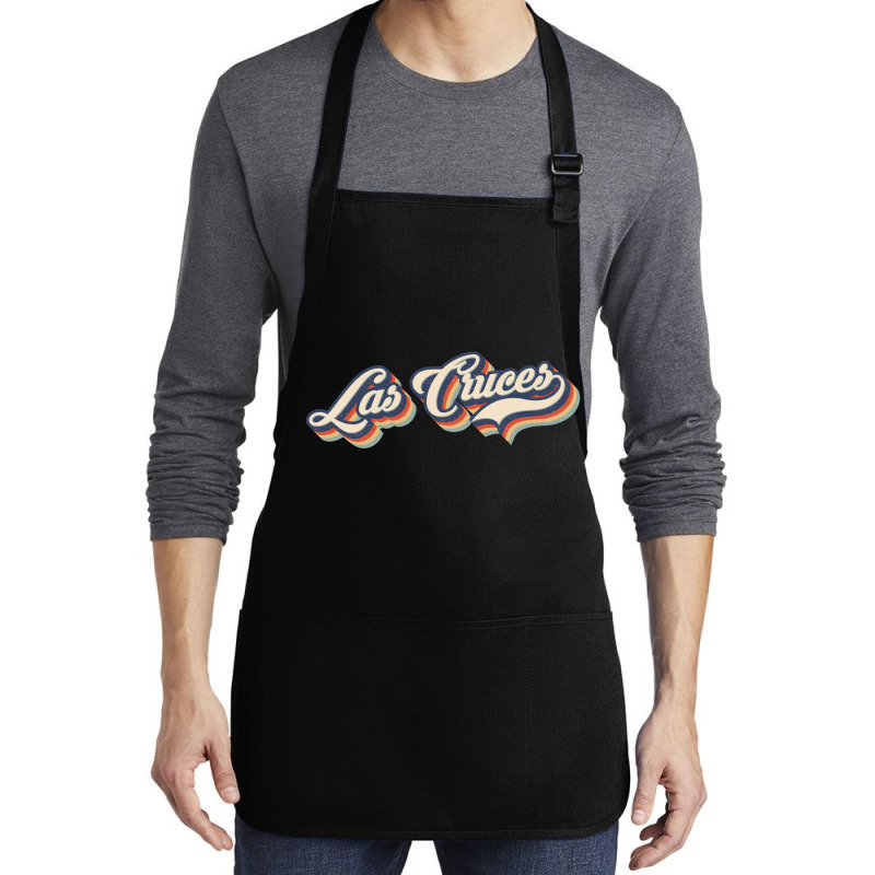 I Love Las Cruces City Usa Retro Vintage Medium-length Apron | Artistshot