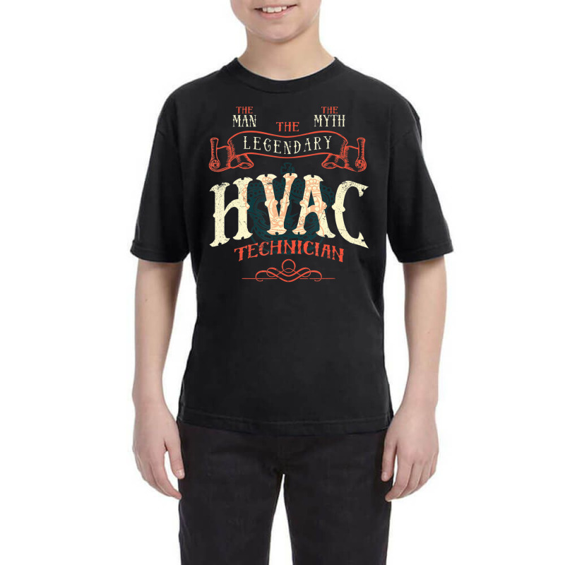 The Man The Myth Hvac Technician Ac Tech Repairman Youth Tee by cm-arts | Artistshot