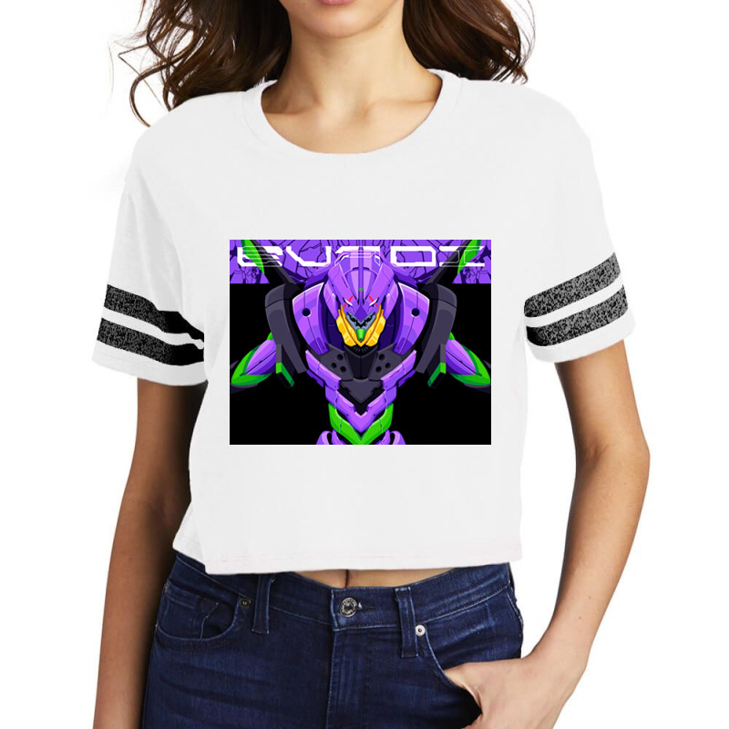 Evaangel 01 Robot Genesis Scorecard Crop Tee by JesseBWiles | Artistshot